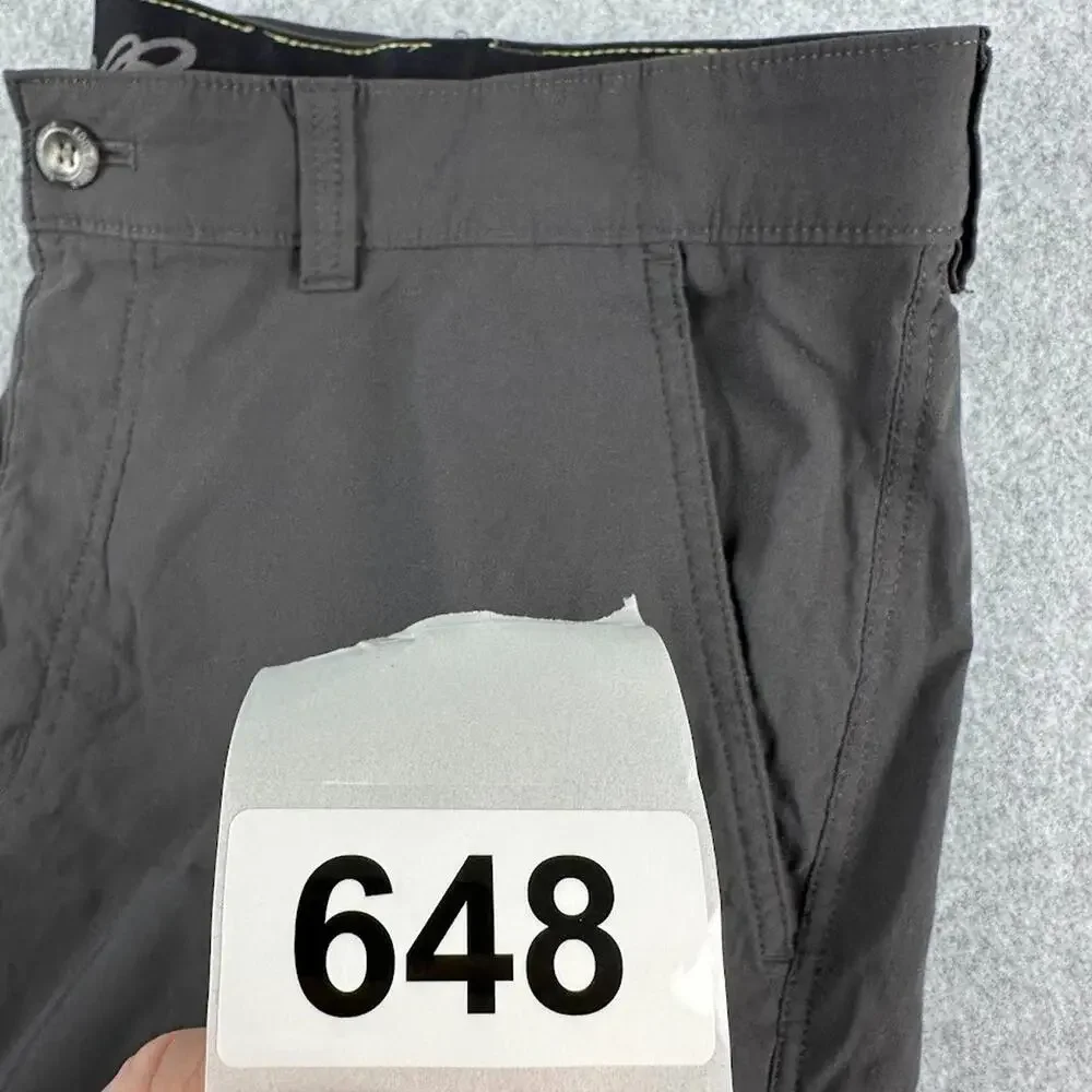 Eddie Bauer Cargo‎ Joggers 38 Gray Tapered Athleisure Stretch 37x29 Hiking